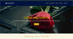 Desktop Screenshot of calvaria.pl